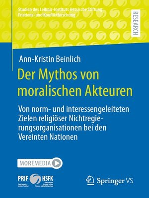 cover image of Der Mythos von moralischen Akteuren